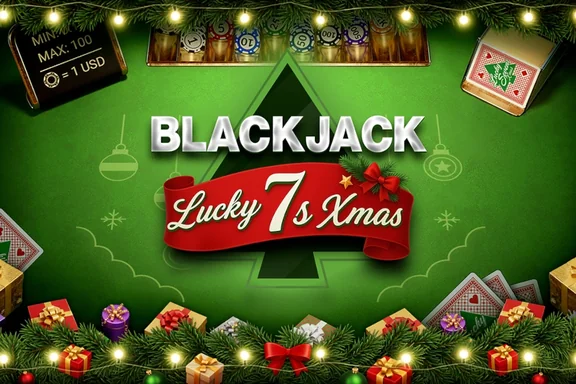 Capa do slot Blackjack Lucky 7s Xmas